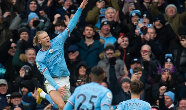Haaland'tan Premier Lig’de 4. hat-trick