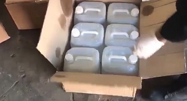 Komşu ilde 300 litre etil alkol ele geçirildi