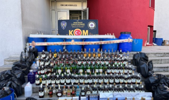  Polisten yeni yıl öncesi sahte içki operasyonu