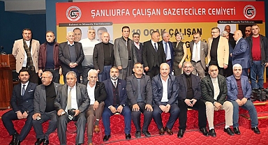 Şanlıurfa Çalışan Gazeteciler Cemiyeti fark yarattı