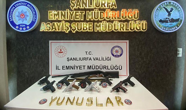 Şanlıurfa'da asayiş denetiminde 14 şüpheli yakalandı