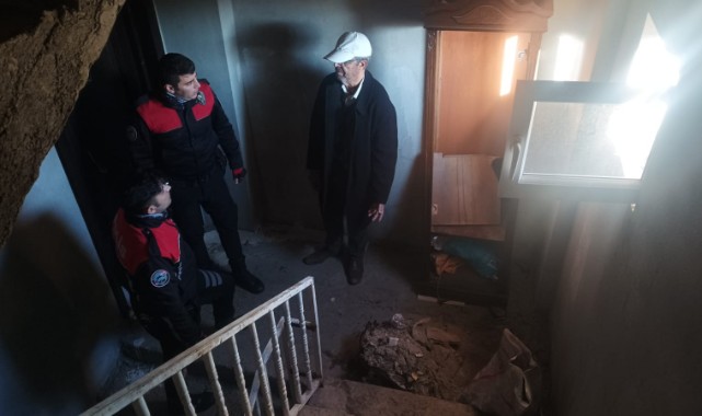 Sönmeyen közler yangına neden oldu