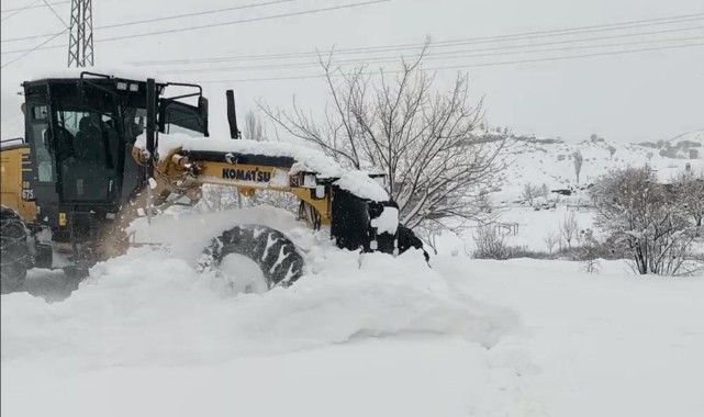 Ulaşıma kapanan köy yolları tekrardan açılıyor