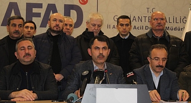 Bakan Kurum; "Gaziantep’te toplam ölü sayısı 3 bin 273”