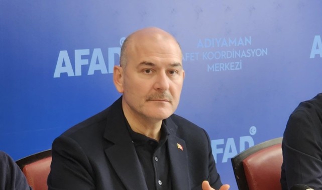 Bakan Soylu deprem bölgesinde konuştu