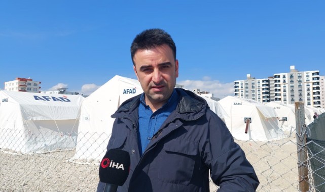 Depremzedeler çadırlara yerleştiriliyor