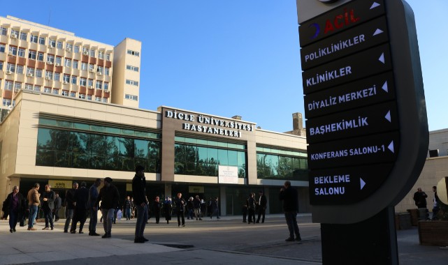  Dicle Üniversitesi hastanelerine az hasarlı ve hasarsız sonucu çıktı