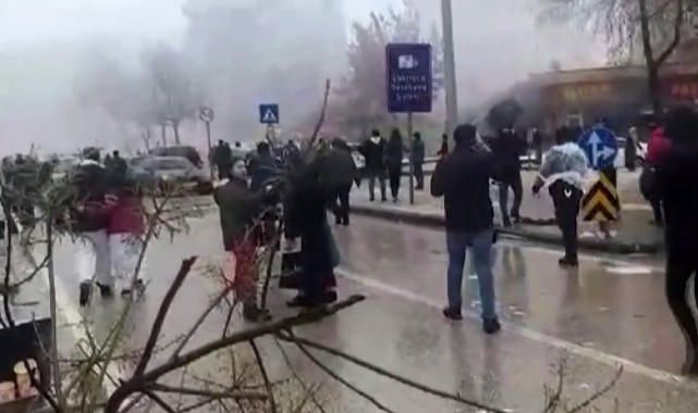 Hastanede tedavi görenler, ikinci depremden böyle kaçtılar