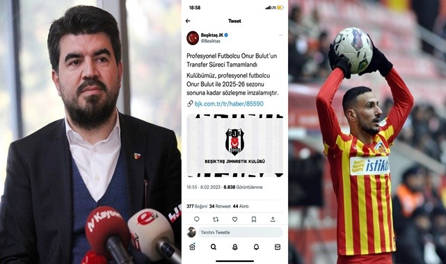 Kayserispor’dan Beşiktaş’a tepki!