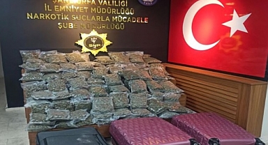 Şanlıurfa'da 59 kilo 650 gram skunk ele geçirildi