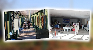 Tenis Dünyası ve Hobi Bahçeleri depremzedelere yuva oldu