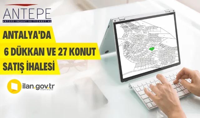 Antalya Kepez'de konut ve dükkan satılacak