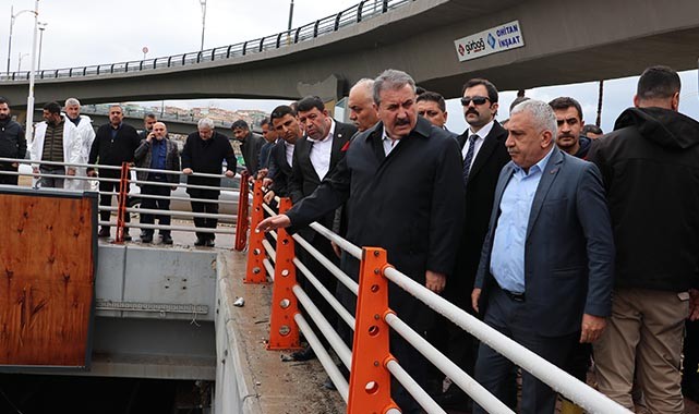 Destici, Şanlıurfa’da sel bölgesini inceledi
