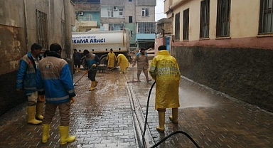 Diyarbakır'dan Şanlıurfa'ya temizlik desteği