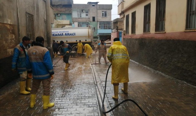 Diyarbakır'dan Şanlıurfa'ya temizlik desteği