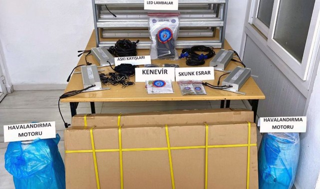 Evinde uyuşturucu imal eden şahıs yakalandı!
