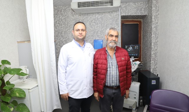 Kalp hastası anjiografi yöntemiyle tedavi edildi