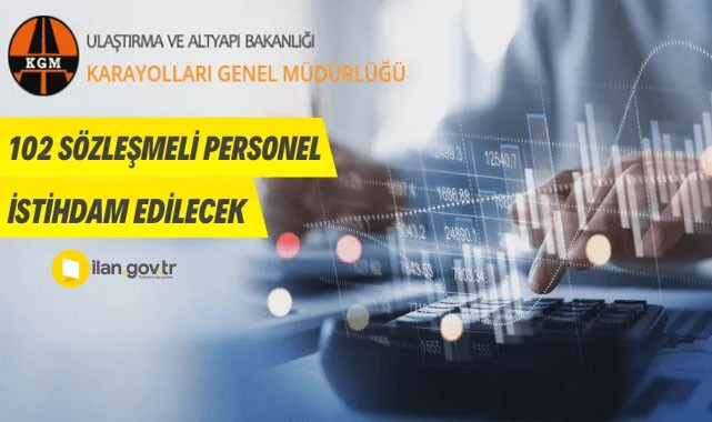 Karayolları Genel Müdürlüğü Sözleşmeli Personel alacak