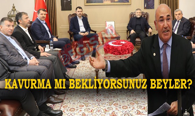 Tanal Urfa'ya gelen Bakanları topa tuttu