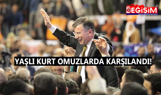 Cevheri omuzlarda karşılandı!
