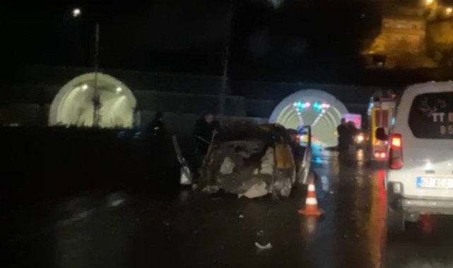  Kontrolden çıkan ticari araç takla attı: 1 ölü, 2 yaralı