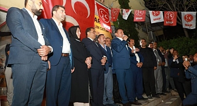 MHP, miting havasında seçim bürosu açtı!