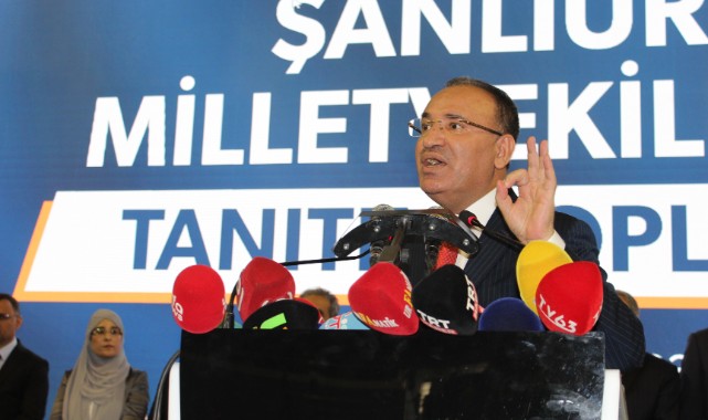Urfa'nın abisi Bekir Bozdağ muhalefete meydan okudu!
