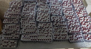 3 binden fazla sentetik hap ele geçirildi; 2 tutuklama