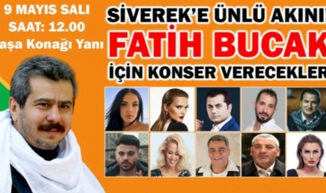 Bucak, Siverek'i şölene çevirecek!