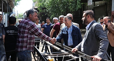 Haliliye Esnafı Vekil Cevheri’yi bağrına bastı