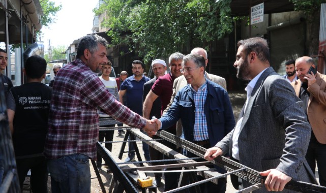 Haliliye Esnafı Vekil Cevheri’yi bağrına bastı