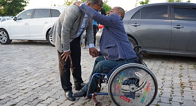 İYİ Parti adayı yetim, engelliler ile bir araya geldi