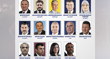 Şanlıurfa'dan meclise gidecek milletvekilleri belli oldu