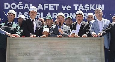 Şanlıurfa'da selde yürütülecek projeleri Bakan Bozdağ başlattı