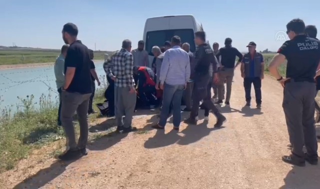Sulama kanalına düşen otomobildeki 5'inci kişinin cesedi bulundu