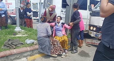 Tarım işçilerine taşıyan minibüs ile kamyonet çarpıştı!