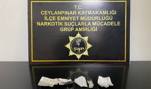 Uyuşturucu ile yakalanan şüpheli gözaltına alındı!