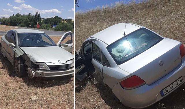 Adıyaman'da iki otomobil çarpıştı! Yaralılar var