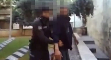 Camiden hırsızlık yapan şüpheli yakalandı