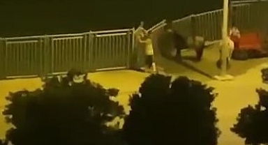  Hırsızlar şehrin göbeğinde sulama kanalının korkuluklarını çaldılar!