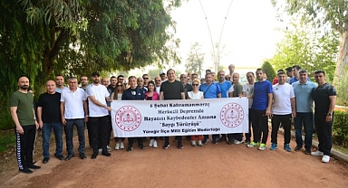 Öğretmenler depremde hayatını kaybedenleri unutmadı!