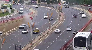 Şanlıurfa'da ki ilginç kazalar kameralara böyle yansıdı