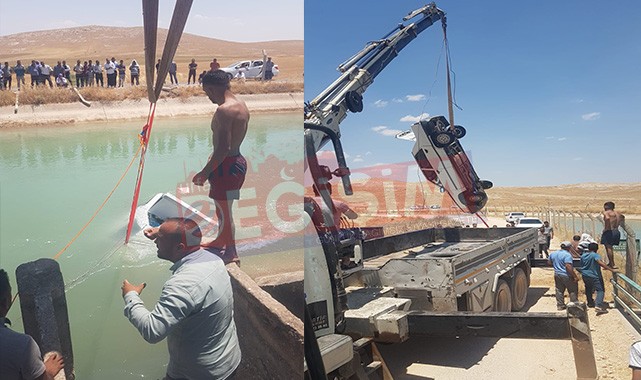 Şanlıurfa'da otomobil kanala uçtu