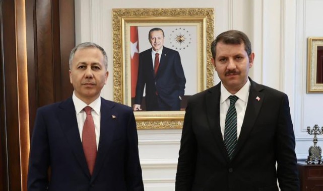 Vali Ayhan Bakan Yerlikaya'yı makamında ziyaret etti!