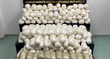 Van’da operasyon: 340 kilo uyuşturucu ele geçirildi