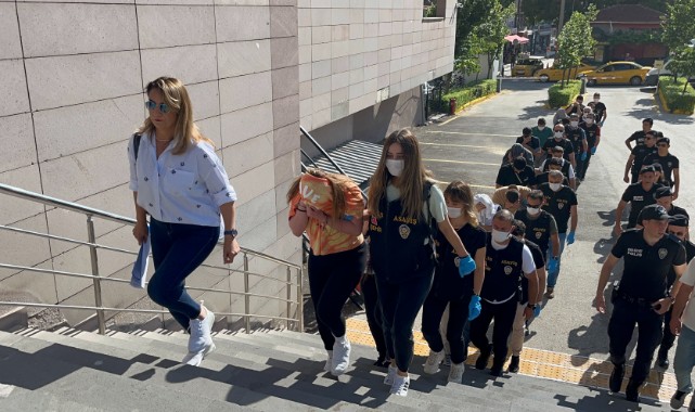 7 ilde fuhuş operasyonu! 14 kişi adliyede