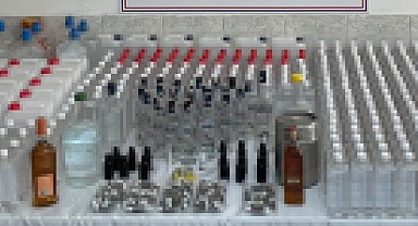 930 litre kaçak alkol ele geçirildi