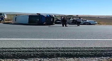 Başkentte trafik kazası: 1 ölü, 10 yaralı
