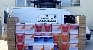 Mersin'de 1 milyon adet makaron ele geçirildi