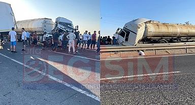 Şanlıurfa'da kaza sürücüler yaralandı!